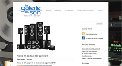 Desktop Screenshot of galerieduson.com